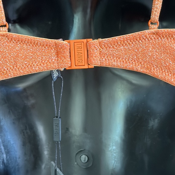 Orange sparkle Bathing suits top - Picture 5 of 7